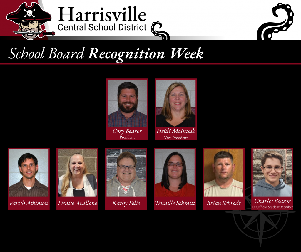 Harrisville Board of Education members.